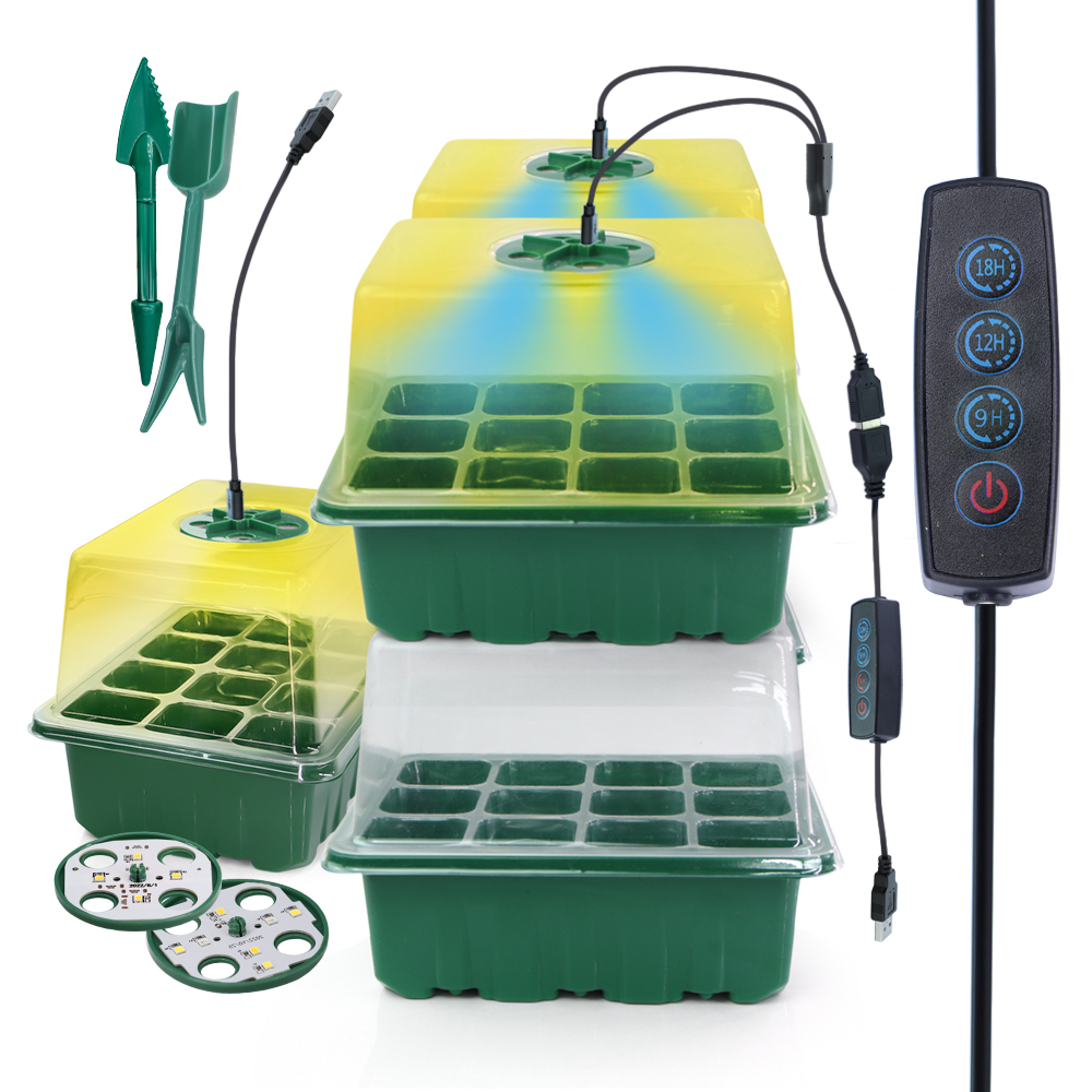 Plant Parenting - Pot Pembibitan LED dengan Lampu Tumbuh