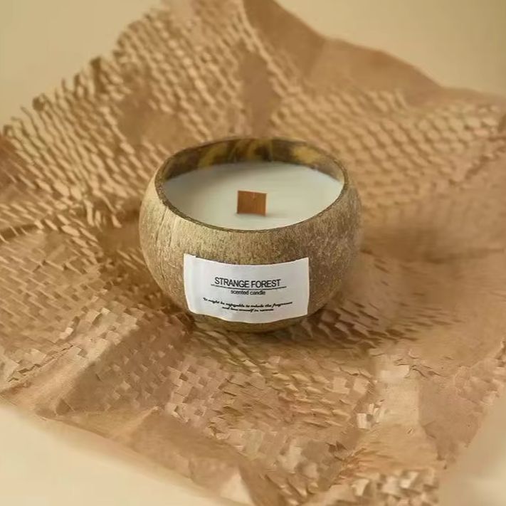 Lilin Aroma Kulit Kelapa Alami - Plant Parenting ulasan dan harga