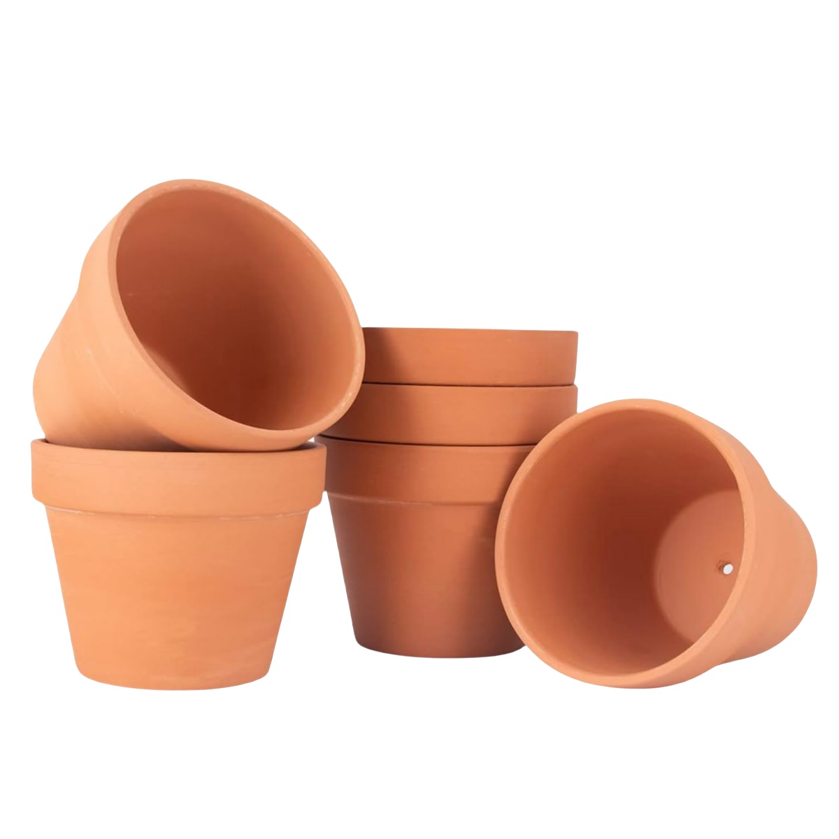 6 Buah 4 Inci Pot Terakota Pot - Cactus Mix Pot ulasan dan harga