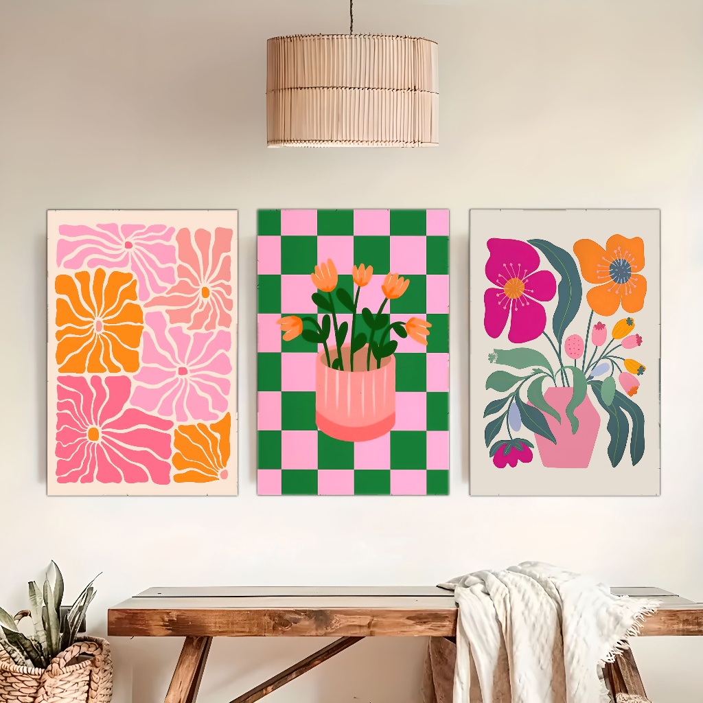 Poster Seni Dinding Tanaman Mi - Plant Parenting ulasan dan harga