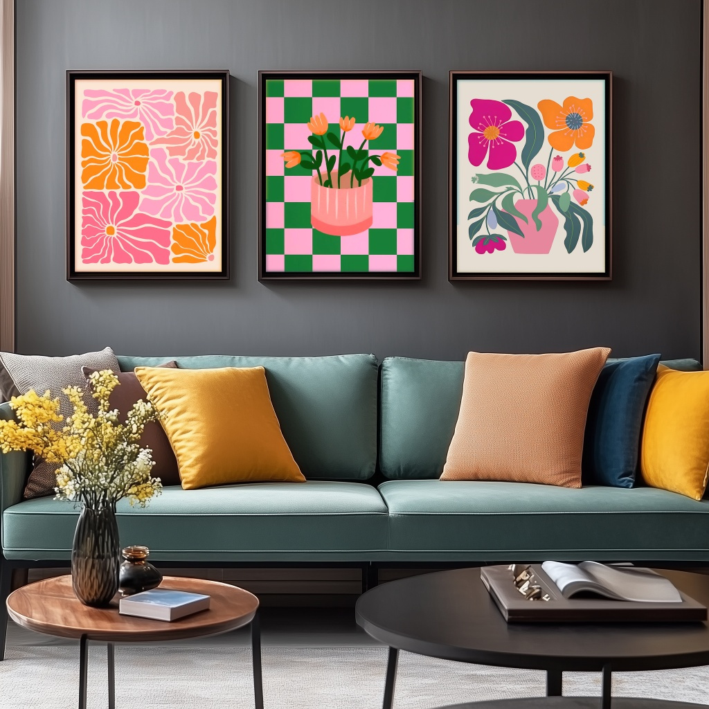 Poster Seni Dinding Tanaman Mi - Plant Parenting ulasan dan harga