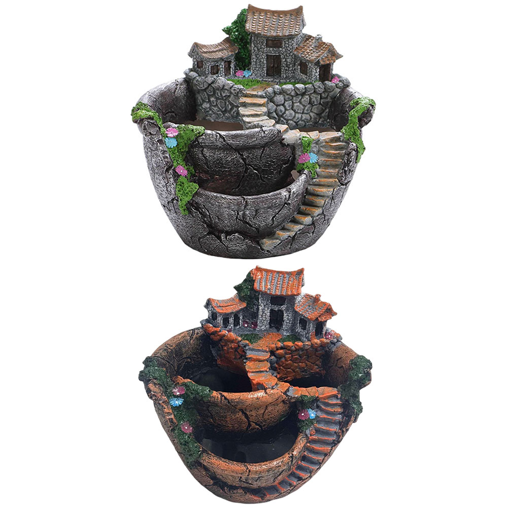Pot Sukulen Vintage Multi Pot  - Cactus Mix Pot ulasan dan harga